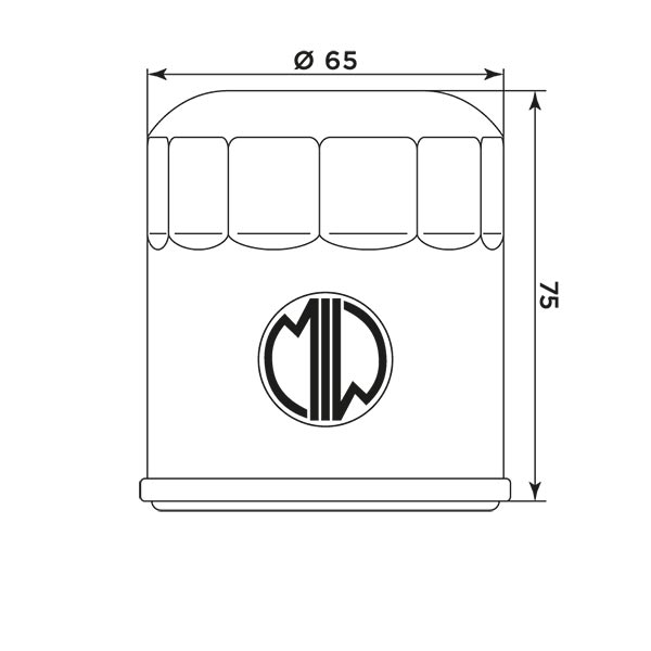 Filtre à huile KTM LC4 1993-2007 – MIW KT8005