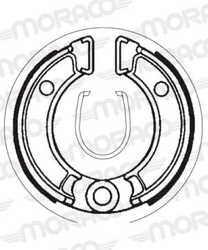 Machoires de frein Honda CRF50 (80 x 18 mm) - SBS 2010