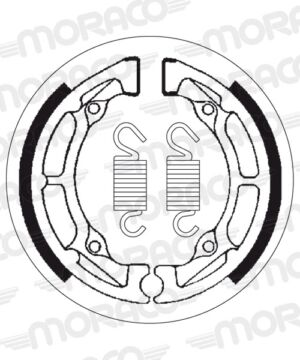 Machoires de frein Suzuki JR 50 (90 x 20 mm) - SBS 2020