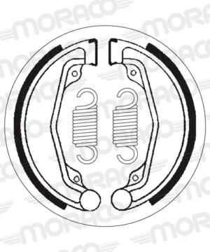 Machoires de frein Honda CB250 Nighthawk 1 (140 x 25 mm) - SBS 2023