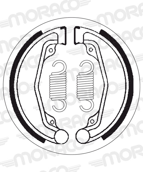 Machoires de frein Honda CB250 Nighthawk 1 (140 x 25 mm) - SBS 2023