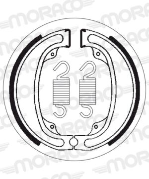 Machoires de frein Honda XR500 S A (140 x 25 mm) - SBS 2031