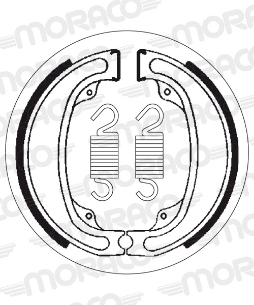 Machoires de frein Honda XR500 S A (140 x 25 mm) - SBS 2031