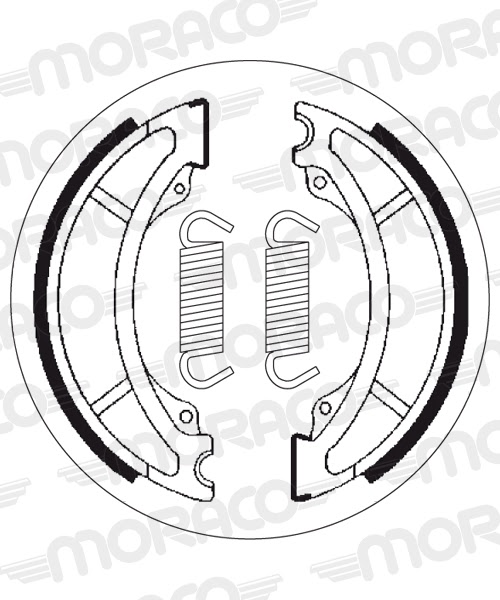 Machoires de frein Yamaha TT600 (Street Enduro) (22 mm) - SBS 2036
