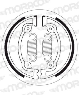 Machoires de frein Bombardier BRP Can Am DS50 (130 x 25 mm) - SBS 2041