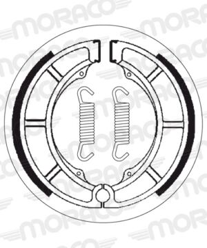 Machoires de frein Sachs Roadster 800 (180 x 36 mm) - SBS 2052