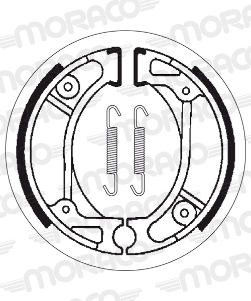 Machoires de frein Honda CH80 Elite (95 x 20 mm) - SBS 2057