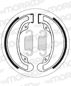 Machoires de frein Honda CA250 Rebel L (140 x 40 mm) - SBS 2058