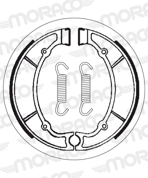 Machoires de frein Yamaha XJ400 4V7 (180 x 40 mm) - SBS 2063