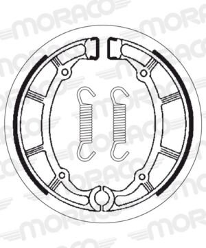 Machoires de frein Yamaha TR1 5A8 (200 x 40 mm) - SBS 2065