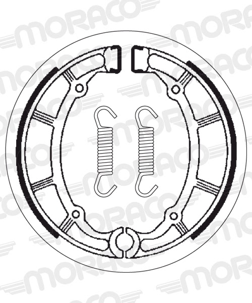 Machoires de frein Yamaha TR1 5A8 (200 x 40 mm) - SBS 2065