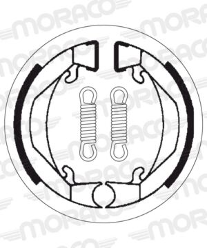 Machoires de frein Honda PX50 C (80 x 18 mm) - SBS 2074