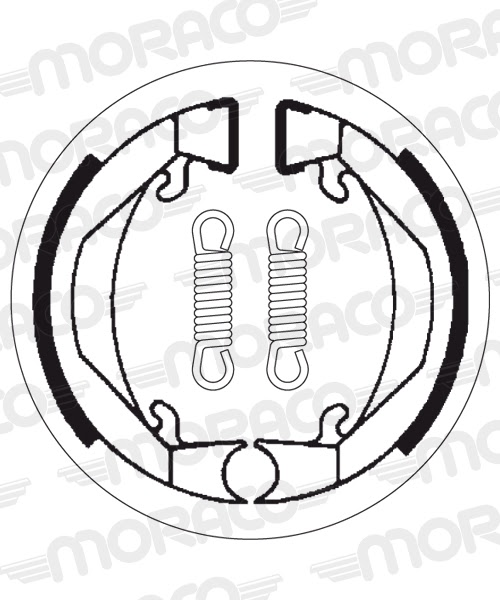 Machoires de frein Honda PX50 C (80 x 18 mm) - SBS 2074