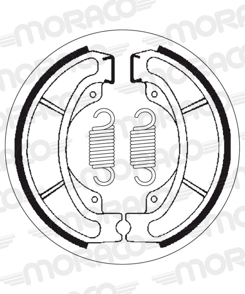 Machoires de frein Honda CH Elite 250 (130 x 25 mm) - SBS 2082