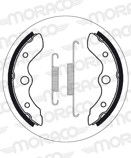 Machoires de frein Honda TRX200 (Type2) (130 x 26 mm) - SBS 2083