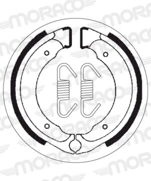 Machoires de frein Kawasaki KFX50 (KSF [US]) (80 x 30 mm) - SBS 2101