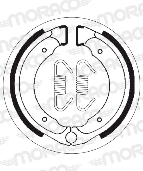 Machoires de frein Kawasaki KFX50 (KSF [US]) (80 x 30 mm) - SBS 2101