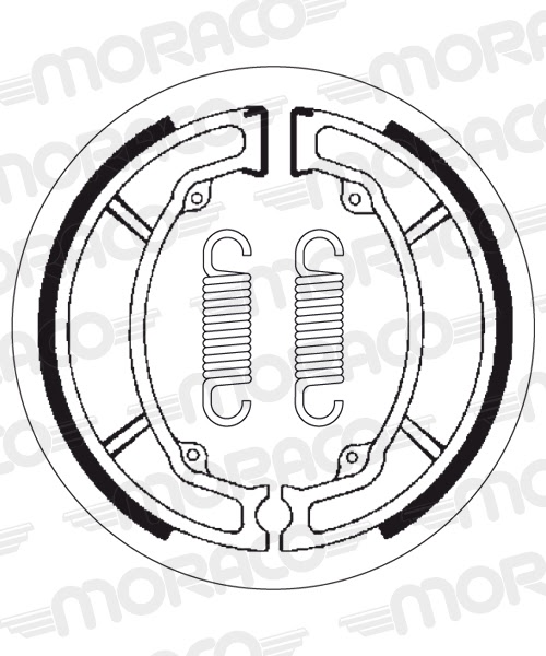 Machoires de frein Suzuki LT-Z 90 (130 x 22 mm) - SBS 2104