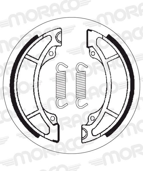Machoires de frein Suzuki RM125 E RF12A (130 x 22 mm) - SBS 2108