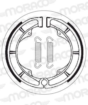 Machoires de frein Suzuki DR750 S J SR41B (160 x 30 mm) - SBS 2111