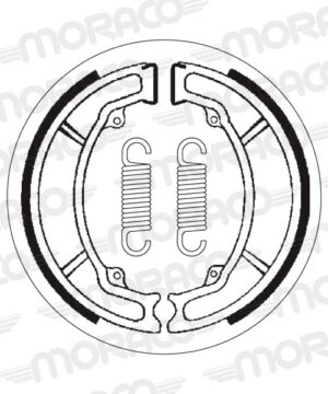 Machoires de frein Yamaha (BL125) XC125 Beluga 3TE (130 x 28 mm) - SBS 2115