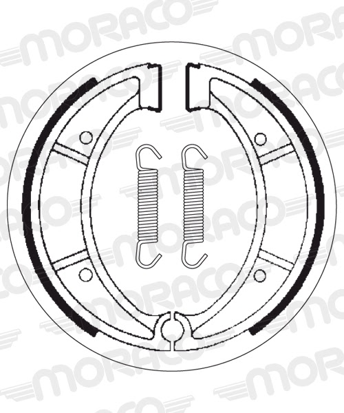 Machoires de frein Husqvarna 510 (160 x 30 mm) - SBS 2117