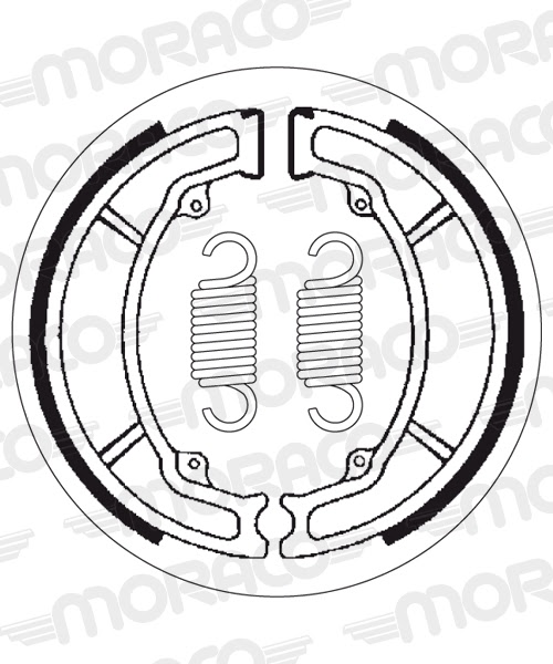 Machoires de frein Honda CN Spazio 250 (130 x 25 mm) - SBS 2189