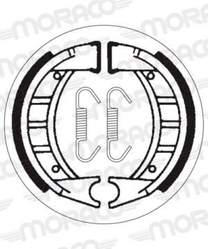 Machoires de frein 100 x 20 mm -  2191 - SBS