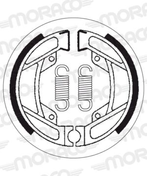 Machoires de frein 95 x 20 mm -  2194 - SBS