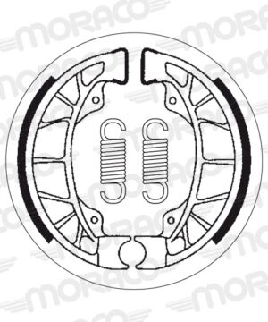 Machoires de frein Gilera Runner 50 DD ZAPC14000 (110 x 25 mm) - SBS 2195