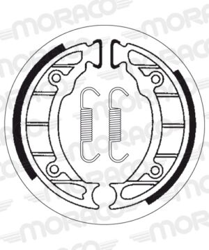 Machoires de frein Piaggio / Vespa Free 50 FCS1T (105 x 20 mm) - SBS 2196