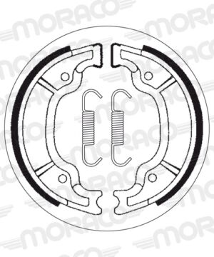 Machoires de frein CPI Aragon 125 GP (130 x 28 mm) - SBS 2199