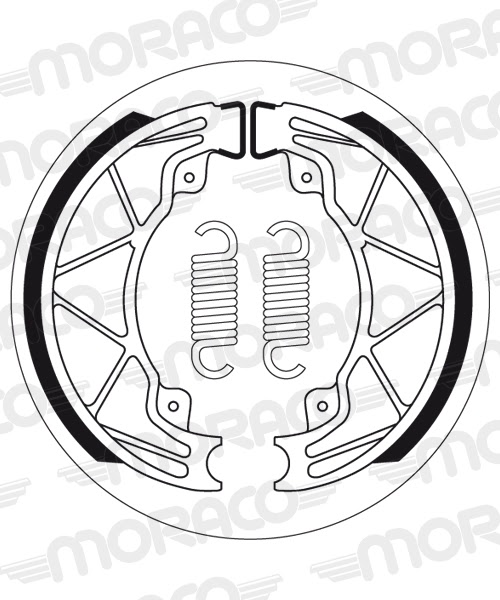 Machoires de frein Aprilia Habana (140 x 25 mm) - SBS 2205