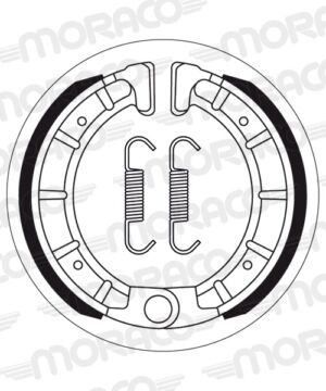 Machoires de frein Derbi Variant 50 (105 x 25 mm) - SBS 2206