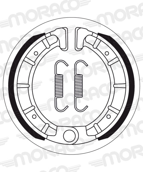 Machoires de frein Derbi Variant 50 (105 x 25 mm) - SBS 2206