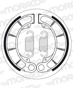 Machoires de frein Honda TRX Foreman (160 x 30 mm) - SBS 2207