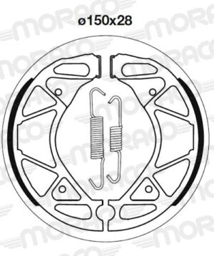 Machoires de frein Yamaha HW Xenter - SBS 2209