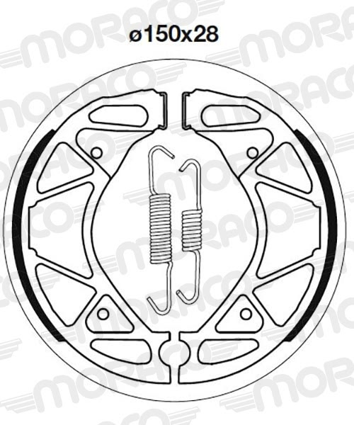 Machoires de frein Yamaha HW Xenter - SBS 2209