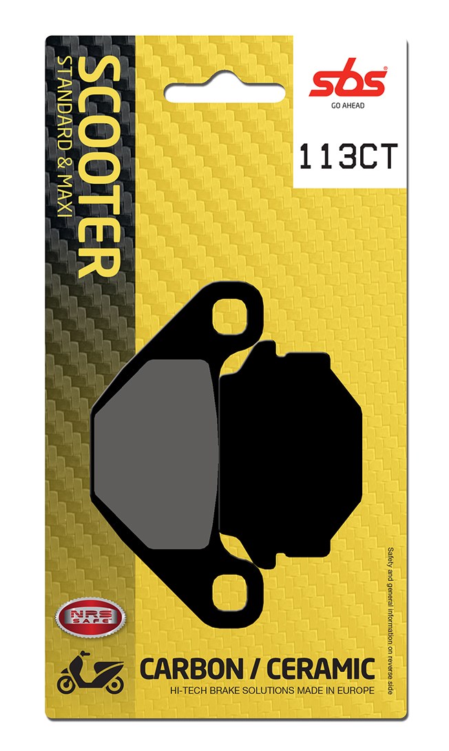 Plaquettes frein RX125, Agility 125, SV50 (1992-2015) SBS