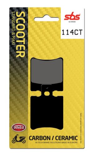 Plaquettes frein SBS 114 CT moto scooter urbain