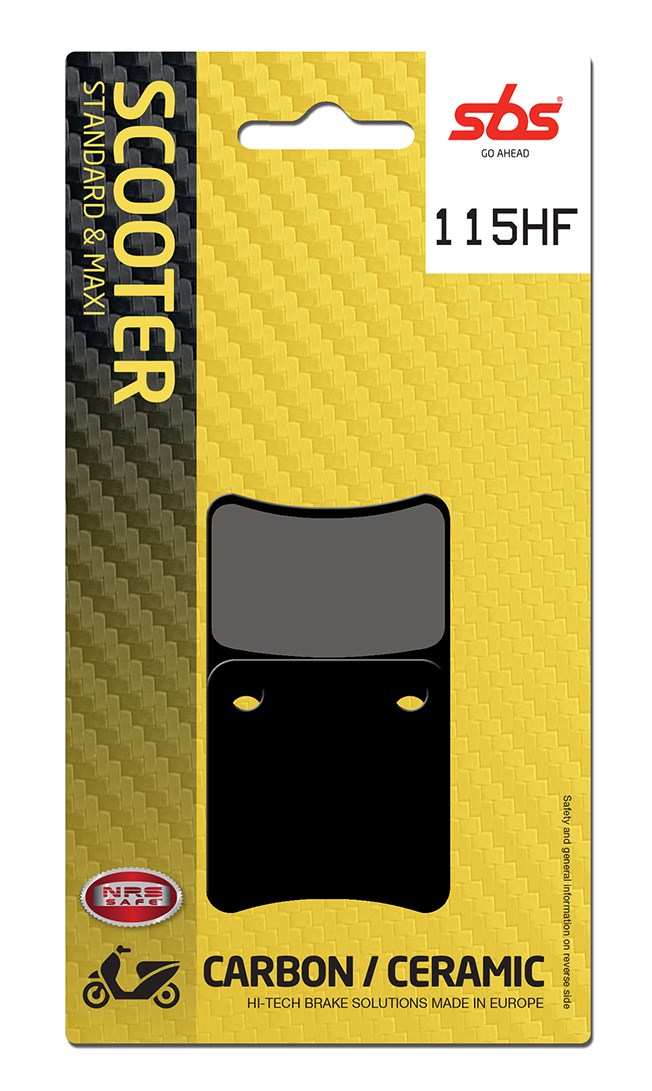 Plaquettes frein Daelim Bonita 50 2009-2013 SBS 115