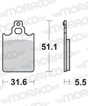 Plaquettes de frein SBS 117 RQ route racing carbone