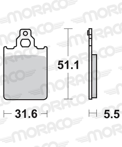 Plaquettes de frein SBS 117 RQ route racing carbone