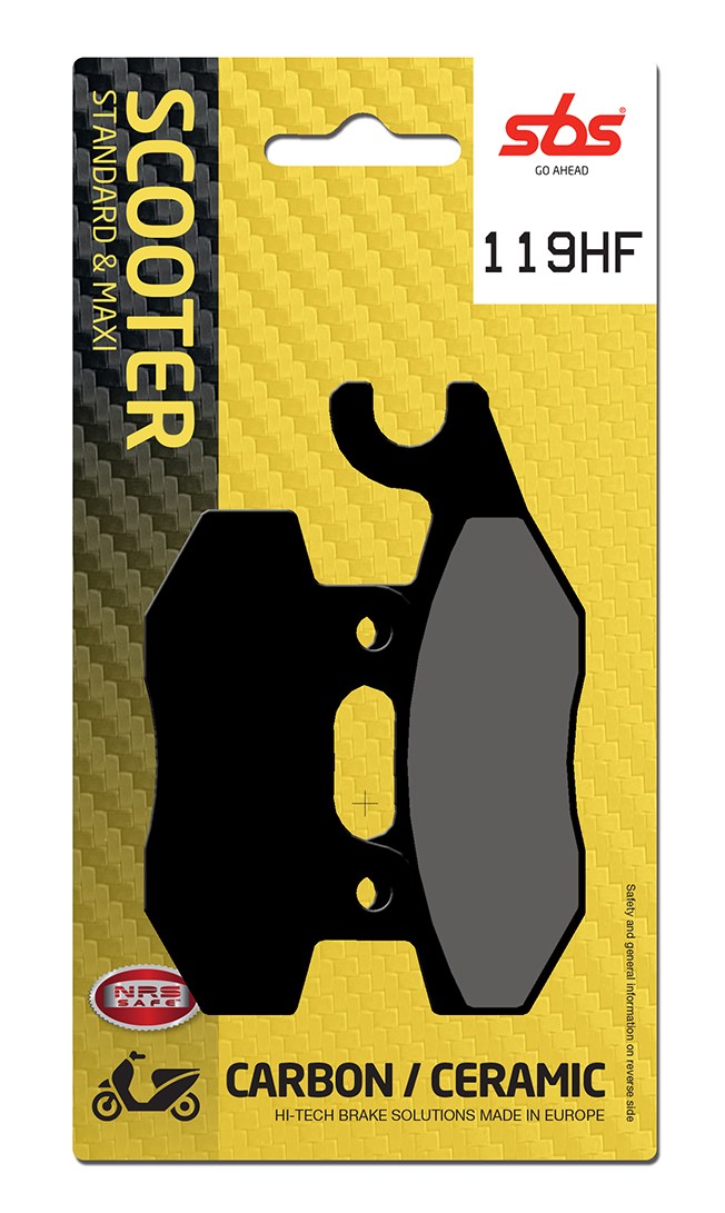 Plaquettes frein Daelim Damien 125 2006–2007 SBS