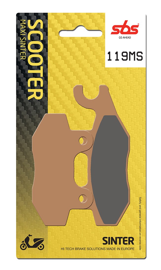 Plaquettes frein Daelim Damien 125 2006-2007 SBS 119MS