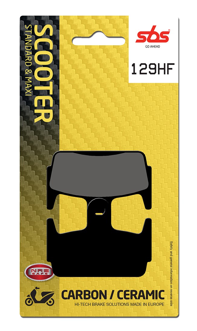 Plaquettes de frein Honda SZX50 S X8R Super Sport 1 AF49 Street organique - SBS 129 (710 HF)