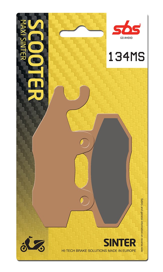 Plaquettes de frein Benelli Caffe Nero 125 Maxi Scooter - Métal fritté - SBS 134MS (638)