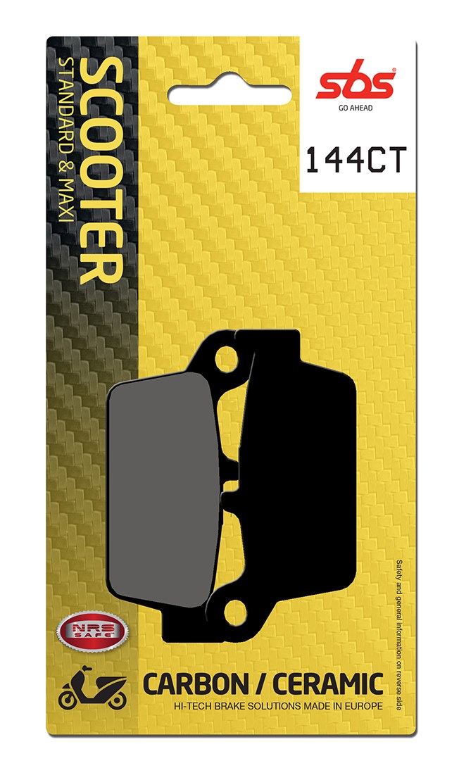 Plaquettes de frein Daelim Besbi 125 SC Carbon Tech moto scooter - SBS 144CT