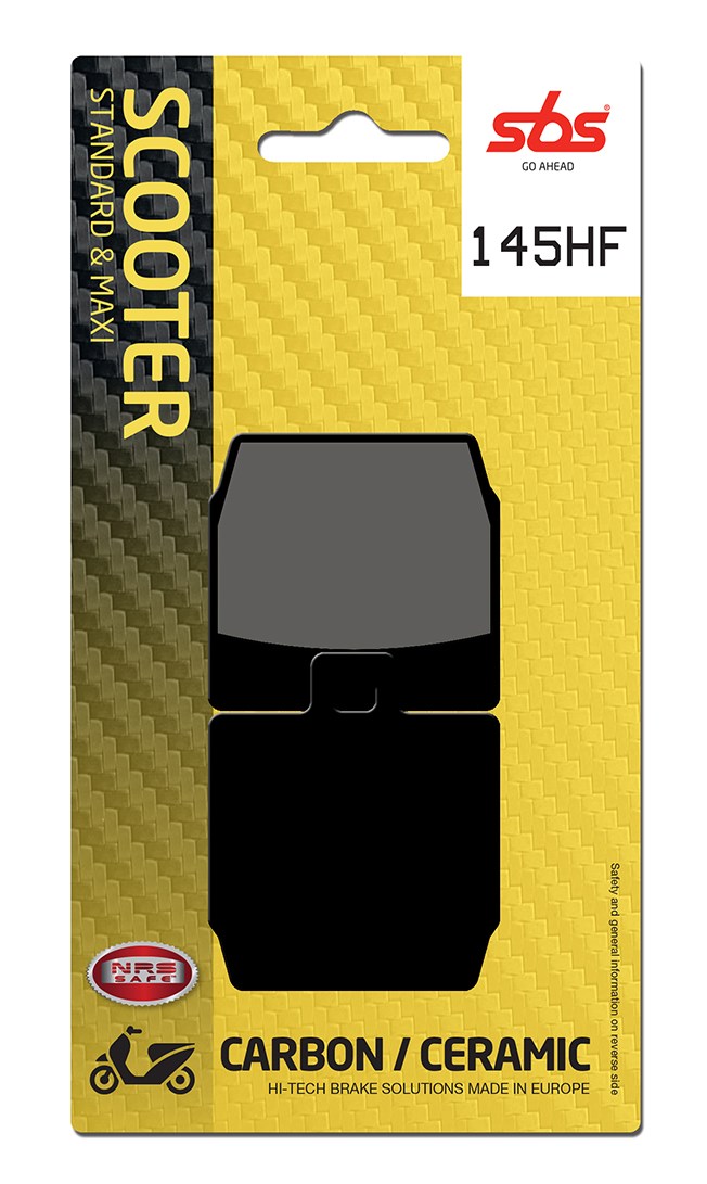 Plaquettes de frein MBK Evolis 50 Street organique - SBS 145 (731HF)