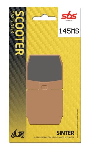 Plaquettes de frein Quadro QV3 Maxi Scooter - Métal fritté - SBS 145MS